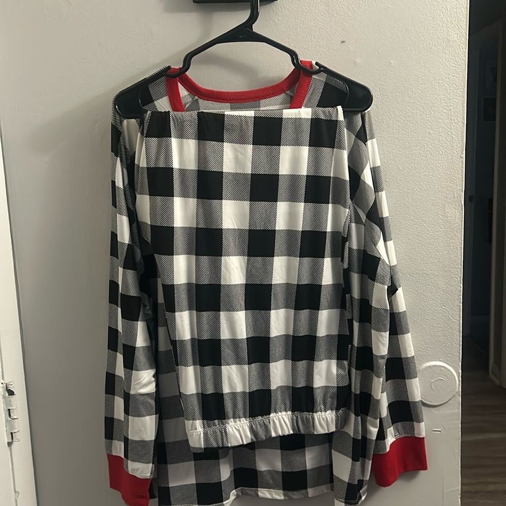 Plus size pajama set